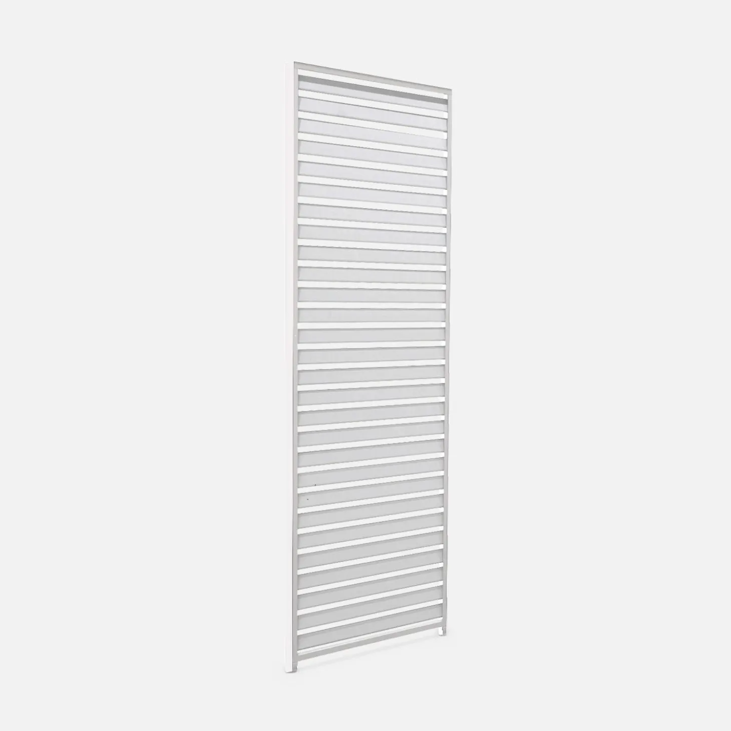 3er-Set Lamellenwände 130 cm für bioklimatische Pergola Aluminium 3x4m Triomphe