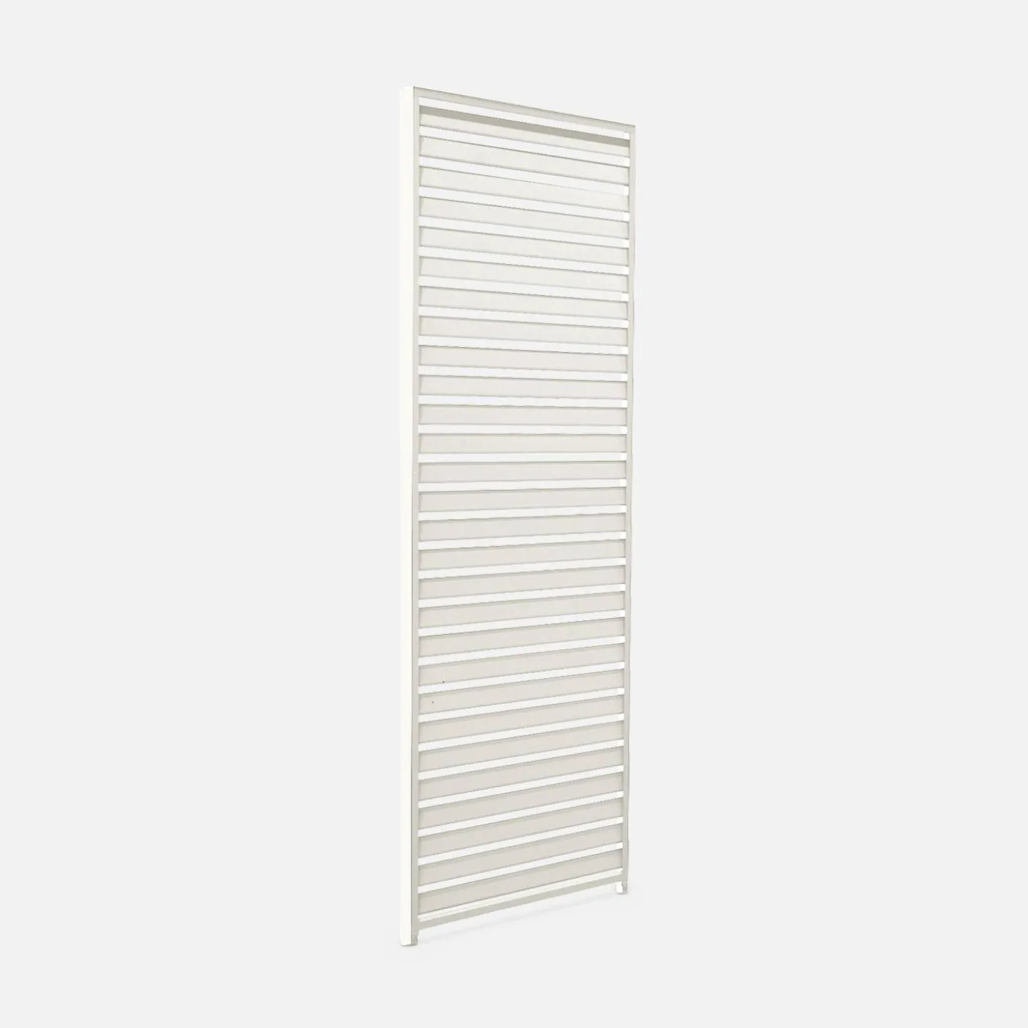 3er-Set Lamellenwände 130 cm für bioklimatische Pergola Aluminium 3x4m Triomphe