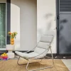 2er-Set Liegestühle aus Stahl
