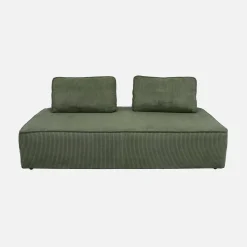 2er-Set modulare 2-Sitzer Sofas mit Cordbezug