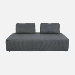 2er-Set modulare 2-Sitzer Sofas mit Cordbezug