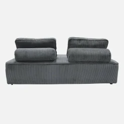 2er-Set modulare 2-Sitzer Sofas mit Cordbezug