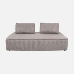 2er-Set modulare 2-Sitzer Sofas mit Cordbezug