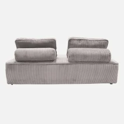 2er-Set modulare 2-Sitzer Sofas mit Cordbezug