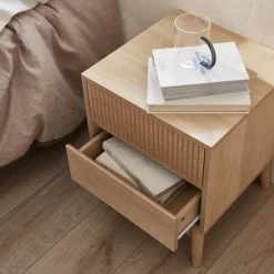 2er Set Nachttische mit zwei Schubladen