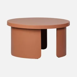 2er-Set runde Satztische für das Wohnzimmer