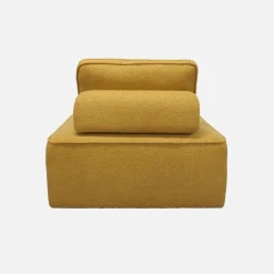 3er-Set Sessel Einsitzer für modulares Bouclé-Sofa