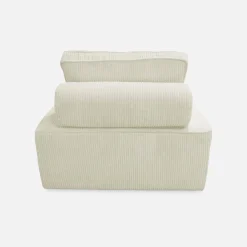 3er-Set Sessel für modulares Sofa Cordbezug