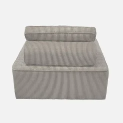 3er-Set Sessel für modulares Sofa Cordbezug