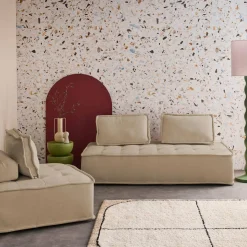 2er-Set Sessel für modulares Sofa, 3 Sitzplätze