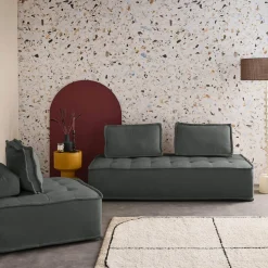 2er-Set Sessel für modulares Sofa, 3 Sitzplätze