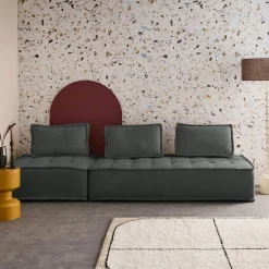 2er-Set Sessel für modulares Sofa, 3 Sitzplätze