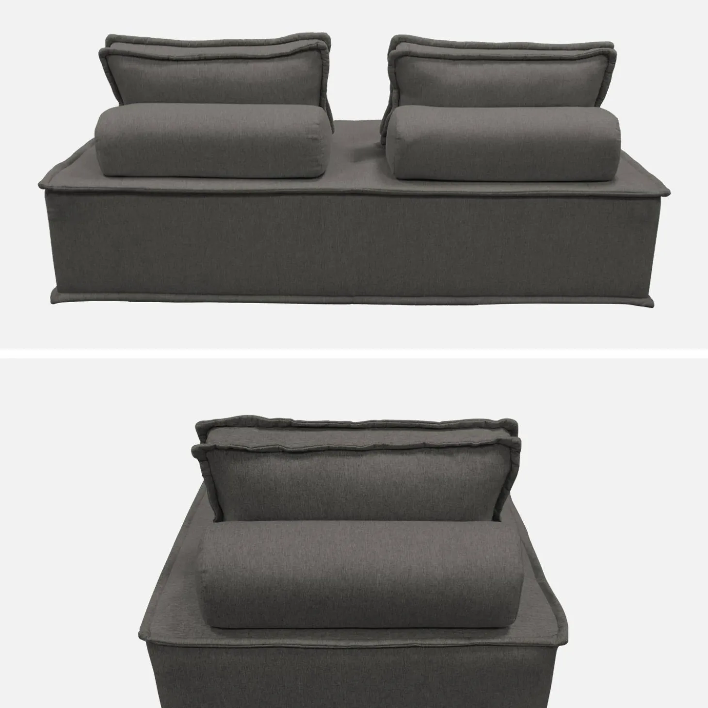 2er-Set Sessel für modulares Sofa, 3 Sitzplätze
