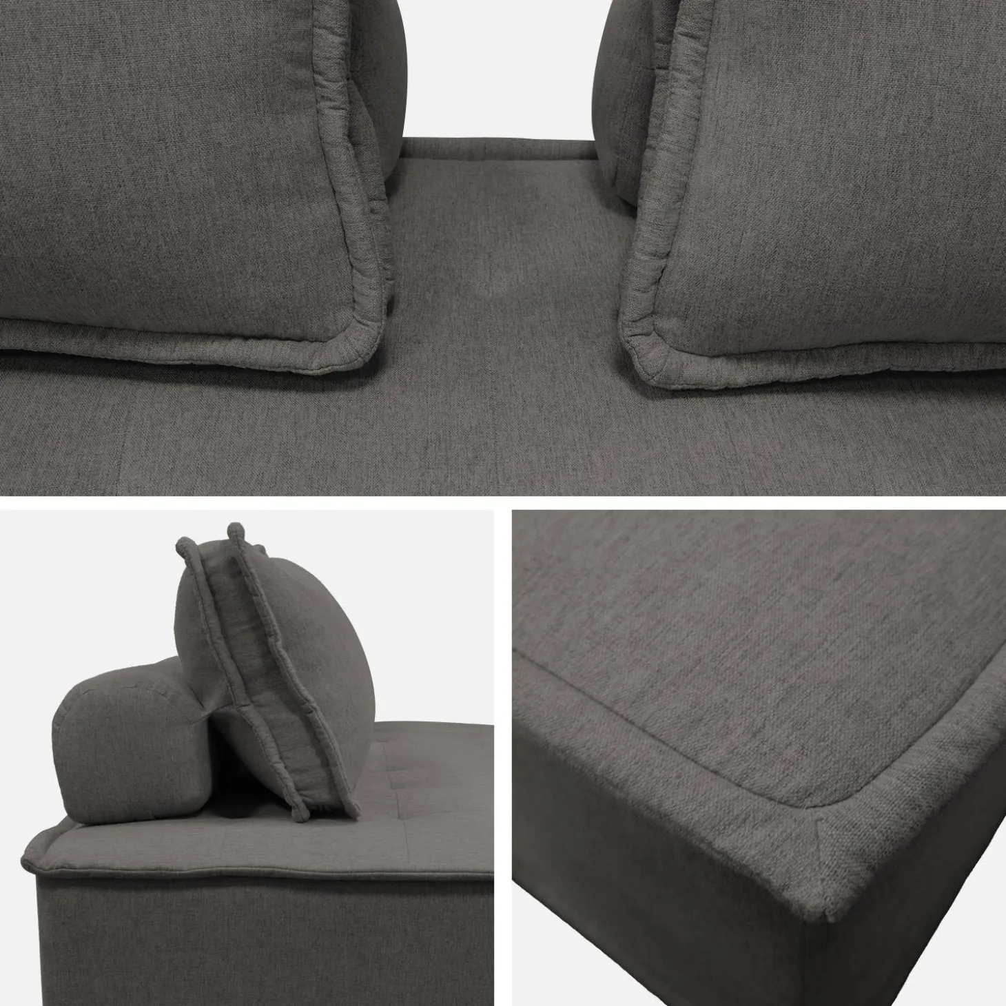 2er-Set Sessel für modulares Sofa, 3 Sitzplätze