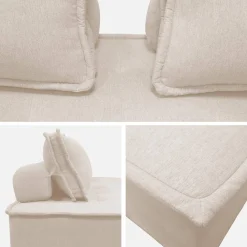 2er-Set Sessel für modulares Sofa, 3 Sitzplätze