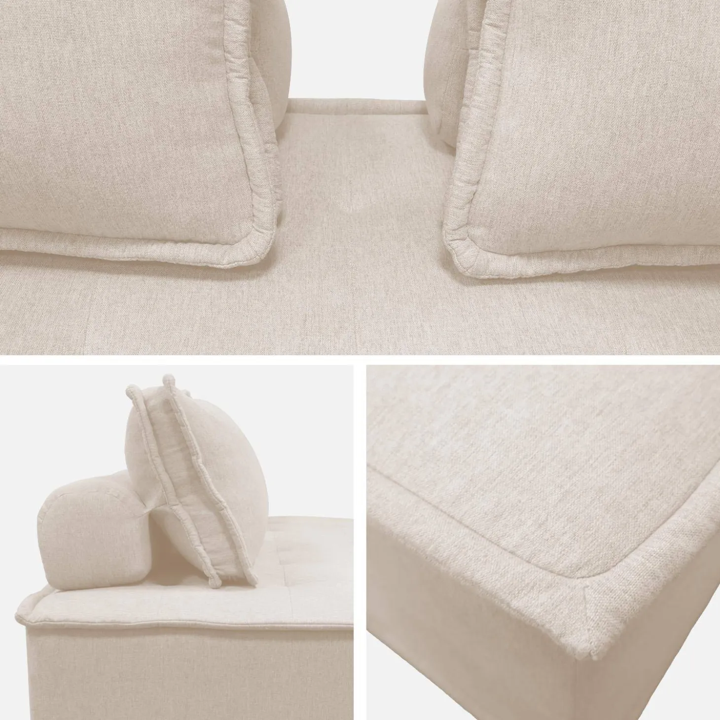 2er-Set Sessel für modulares Sofa, 3 Sitzplätze