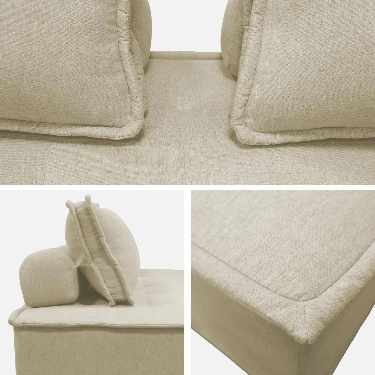 2er-Set 2-Sitzer Sessel für ein modulares Sofa