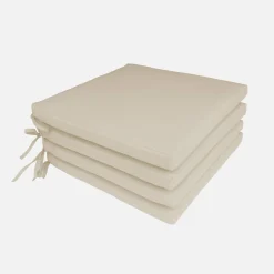 4er-Set Sitzkissen für Gartenstühle