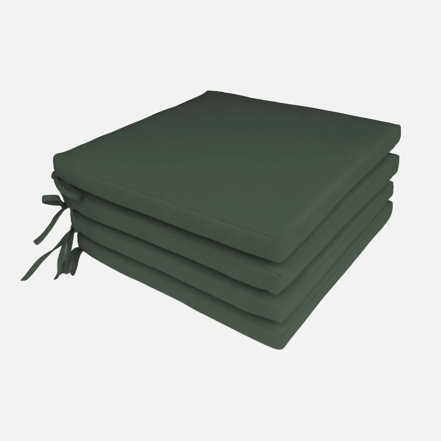 4er-Set Sitzkissen für Gartenstühle