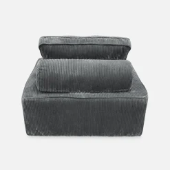 2er-Set Sofa-Modul-Sessel mit Cordbezug
