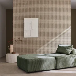 2er-Set Sofa-Modul-Sessel mit Cordbezug