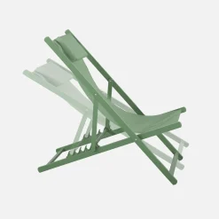 2er-Set Sonnenliegen aus Aluminium, mehrfach verstellbar