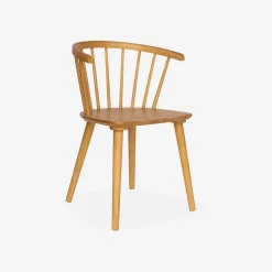 2er-Set Sprossenstühle aus Holz und Sperrholz