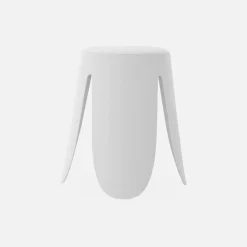 2er Set stapelbare Hocker, strukturierter Bouclébezug