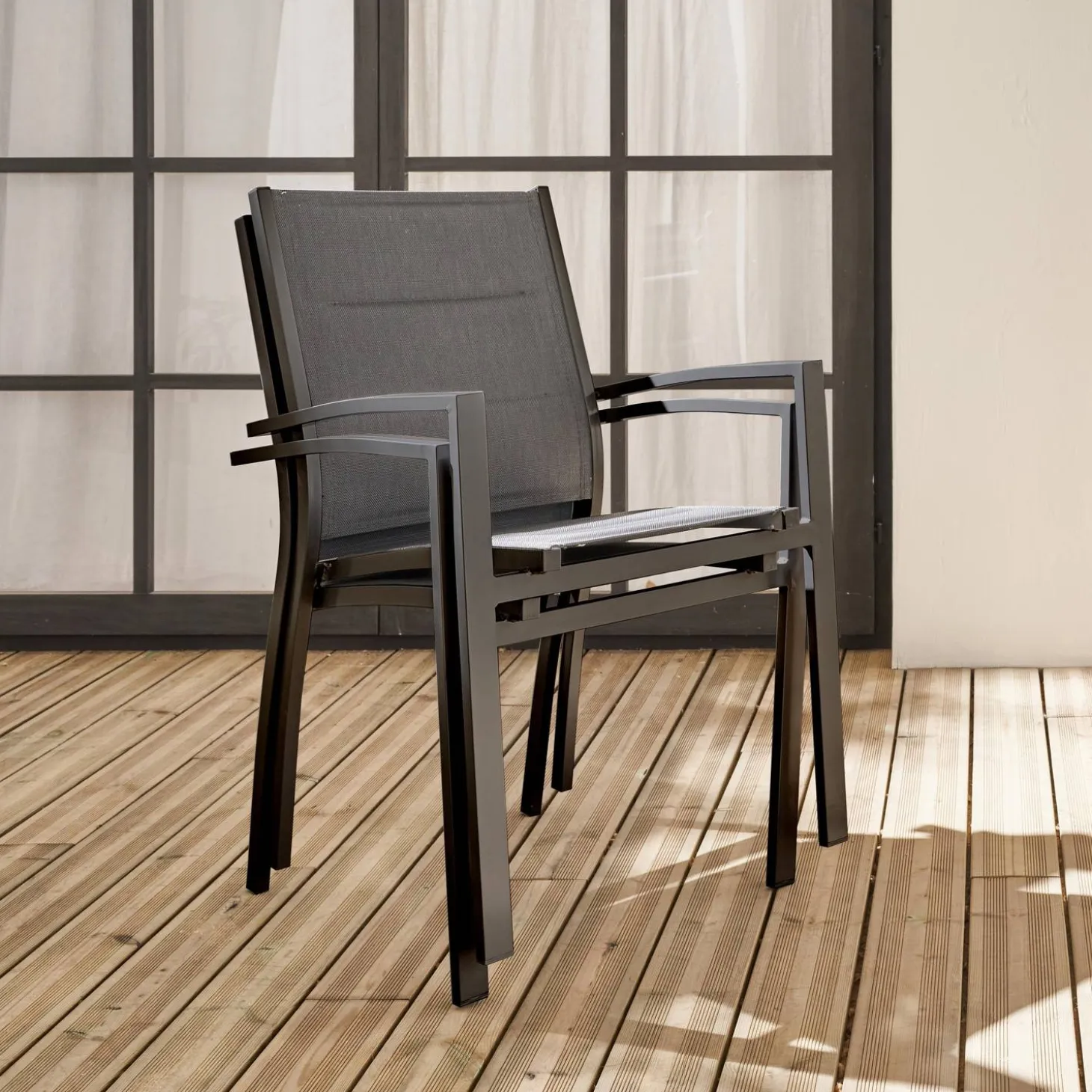 2er Set stapelbare Sessel