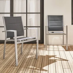 2er Set stapelbare Sessel