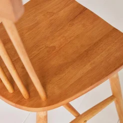 4er-Set Stühle aus Hevea-Holz