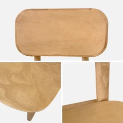 2er Set Stühle aus Hevea-Holz