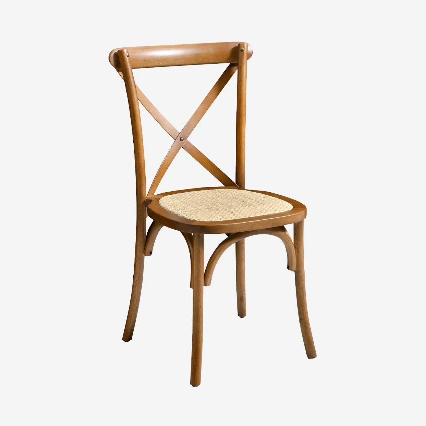 2er-Set Vintage Bistrostuhl aus Holz