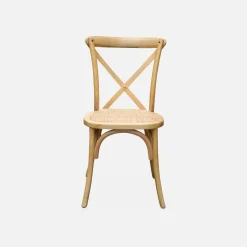 2er-Set Vintage Bistrostuhl aus Holz