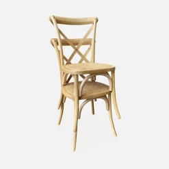 2er-Set Vintage Bistrostuhl aus Holz