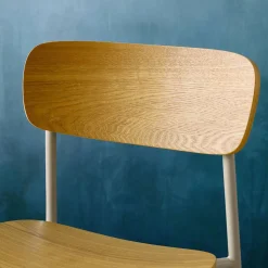 2er-Set Vintage Stühle aus Metall und Sperrholz