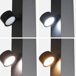 2er-Set wiederaufladbare Lampen für eine Pergola