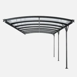 Erweiterung des Carports Le Mans aus Aluminium und Polycarbonat 15m²
