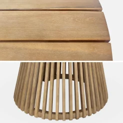 Esstisch aus Holz, 4 Personen, innen / außen