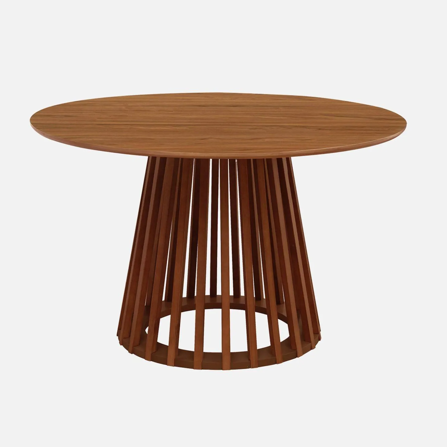 Esstisch mit Holzlook, Beine aus Tannenholz, 4 Sitze