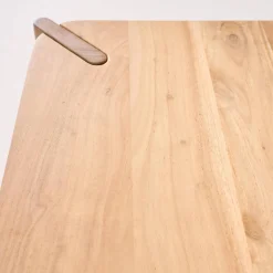 Exotischer quadratischer Couchtisch aus Massivholz