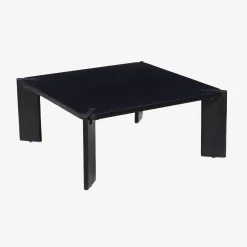 Exotischer quadratischer Couchtisch aus Massivholz