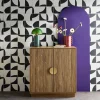 Exotisches Sideboard 2 Türen 80cm