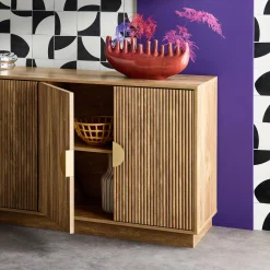 Exotisches Sideboard 4-türig 160cm