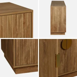 Exotisches Sideboard 4-türig 160cm