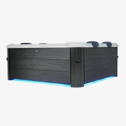 Fester Whirlpool 6 Personen Hydromassage, 4 Kissen Abdeckplane inbegriffen 180cm