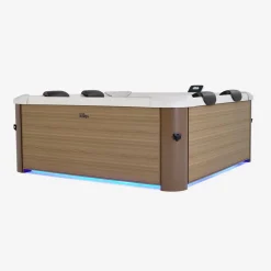 Fester Whirlpool 6 Plätze Hydromassage, 4 Kissen 160cm
