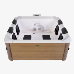 Fester Whirlpool 6 Plätze Hydromassage, 4 Kissen 160cm