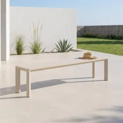 Gartenbank Aluminium, 4 Plätze