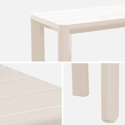 Gartenbank Aluminium, 4 Plätze